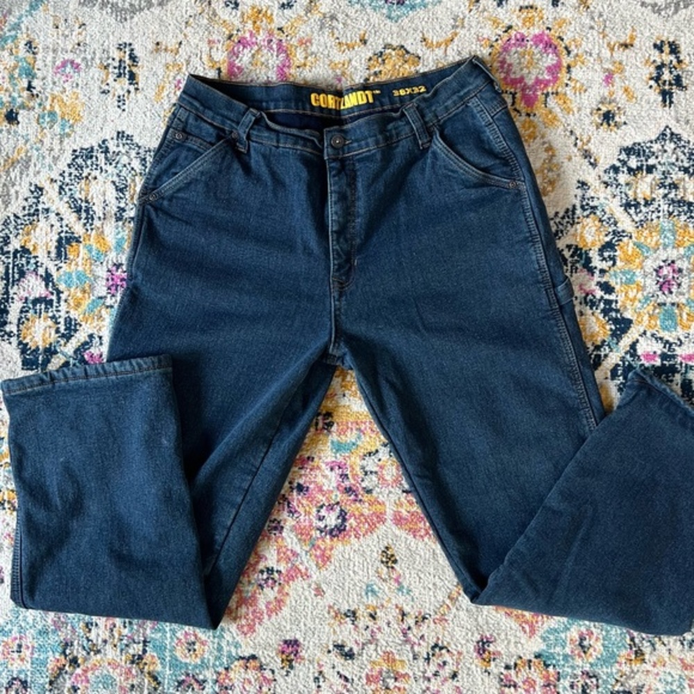 Mens Big & Tall SUPER THICK! Lined Carpenter jeans-